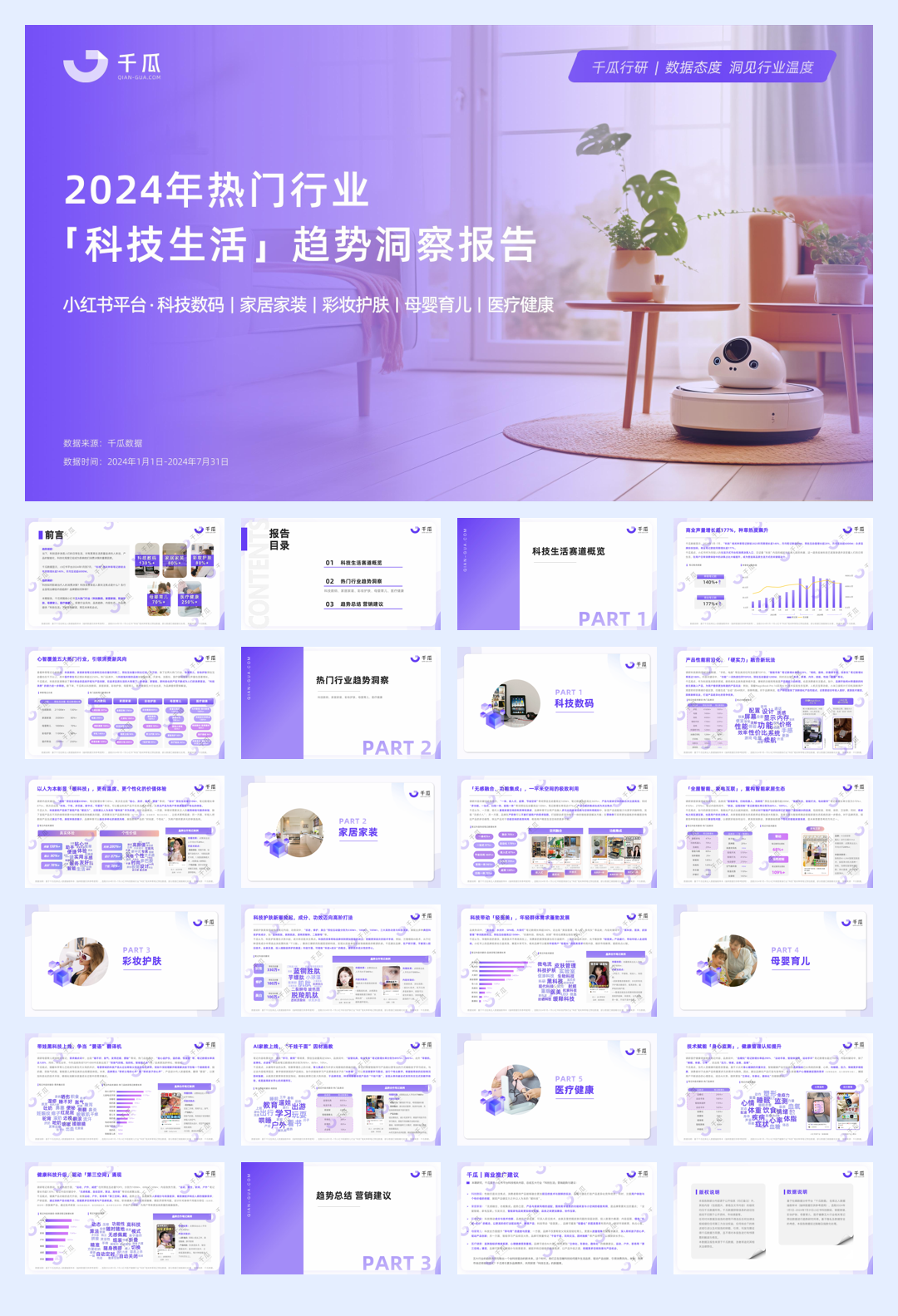 千瓜2024热门行业「科技生活」趋势洞察报告（小红书平台）.pdf