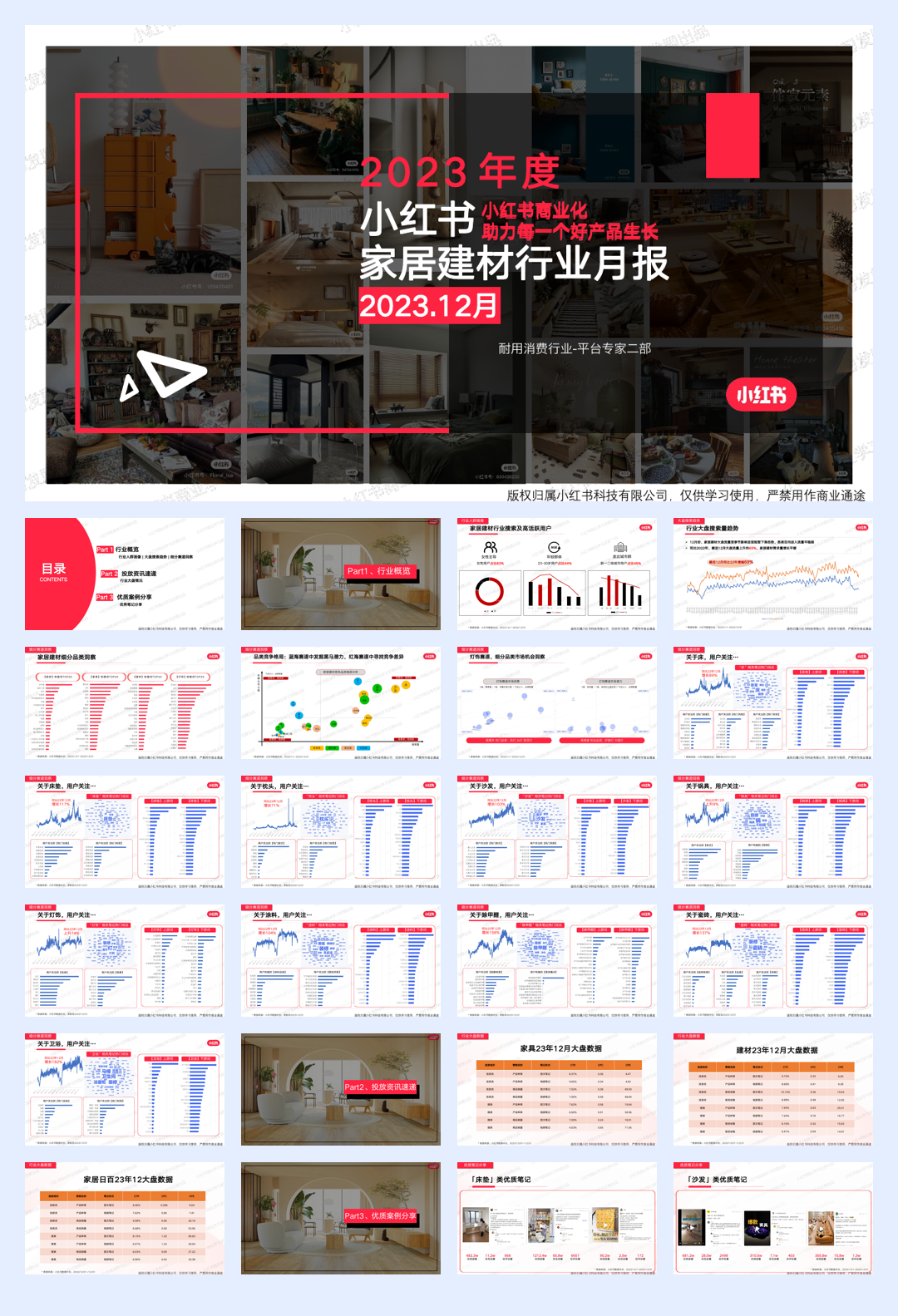 小红书2023年家居建材行业月报(12月).pdf