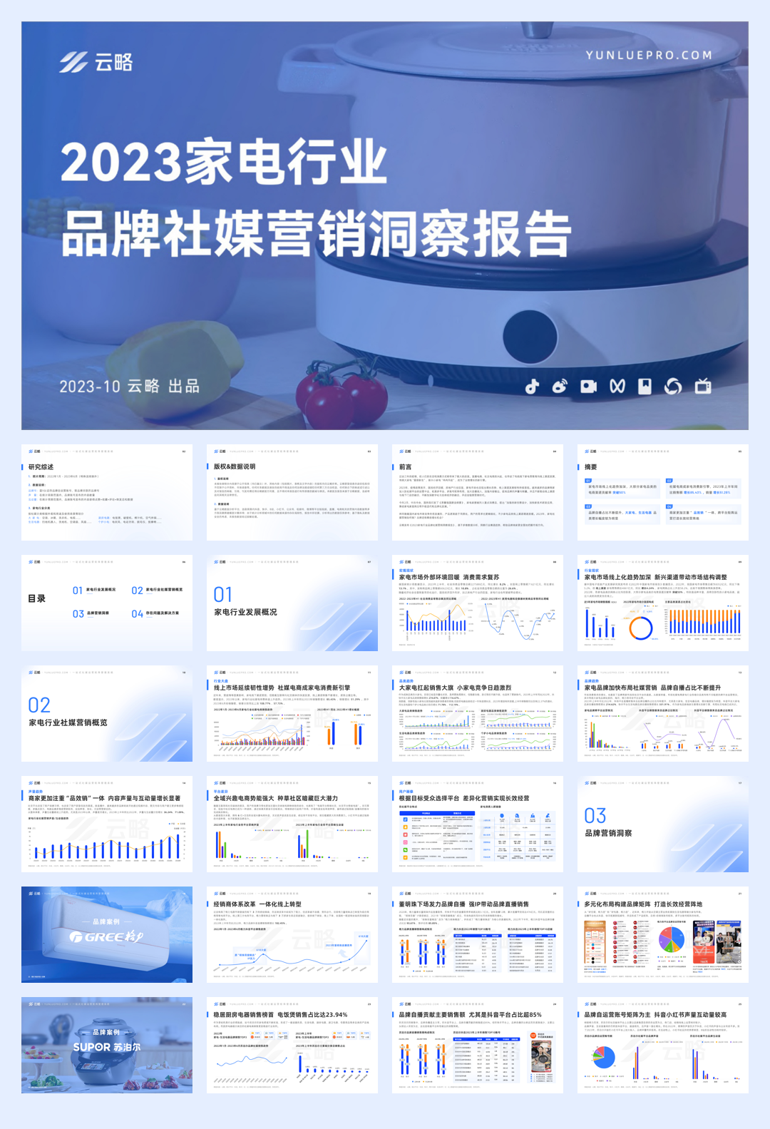 云略：2023家电行业品牌社媒营销洞察报告.pdf