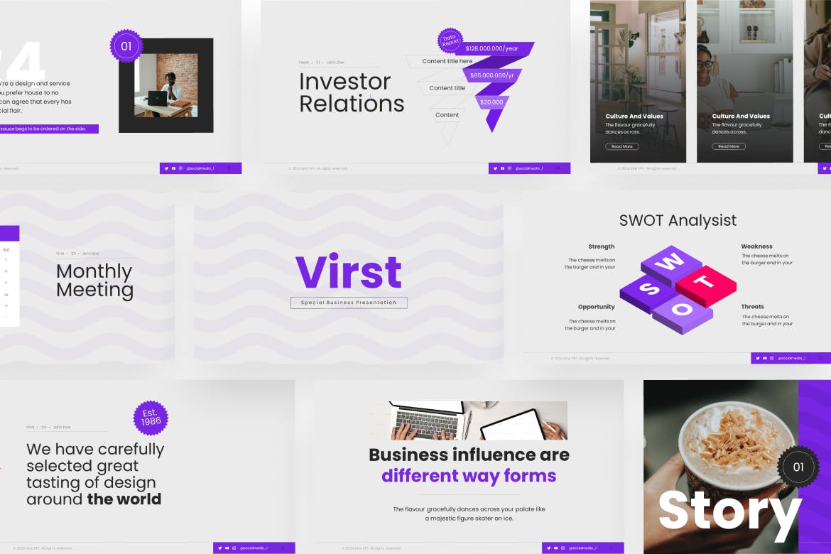 商业项目 PPT模版 (PPTX)