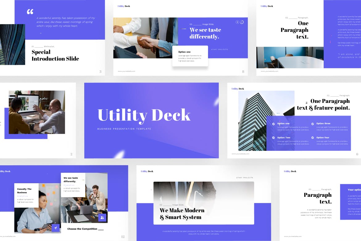 商业项目 PPT模版 (PPTX)