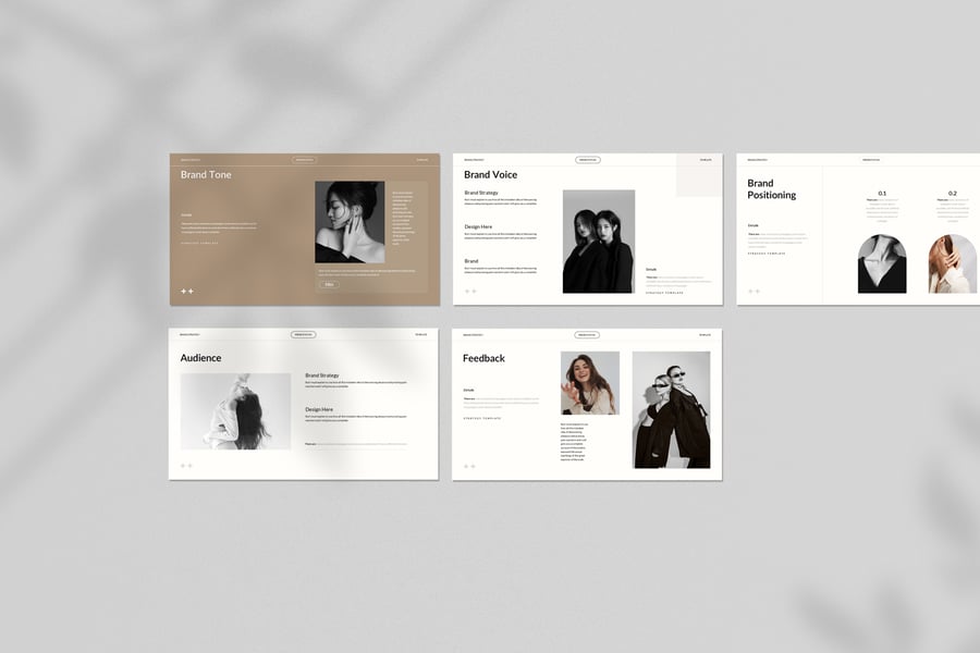 品牌战略演示模板 (PPTX)