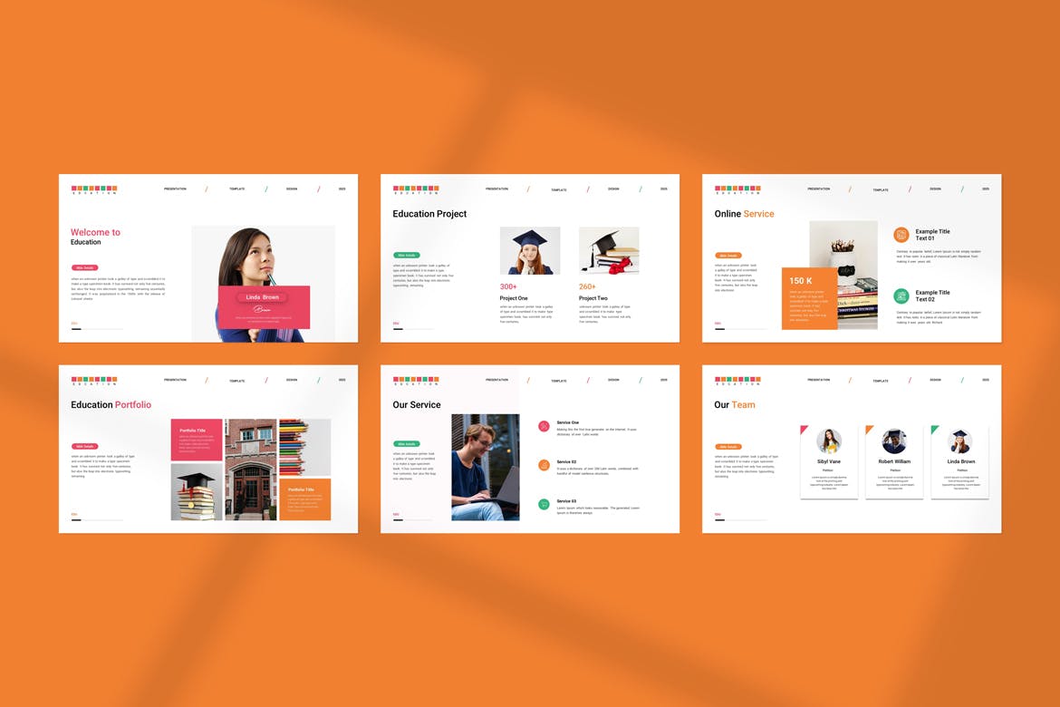 教育演示PPT模版 (PPTX)