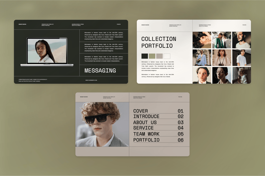 品牌提案演示 PPT模板 (PPTX)