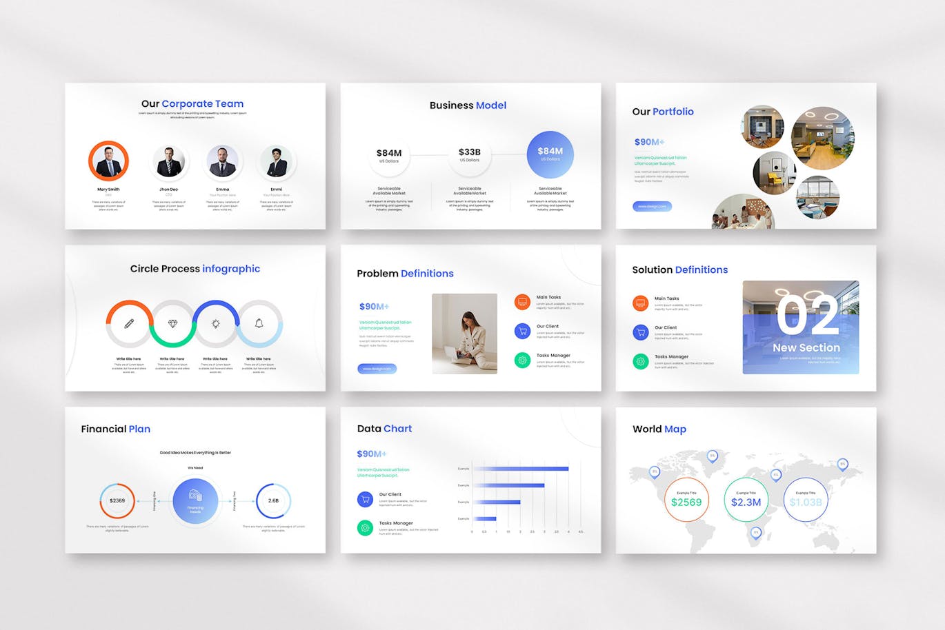 商业计划演示 PPT模版 (PPTX)