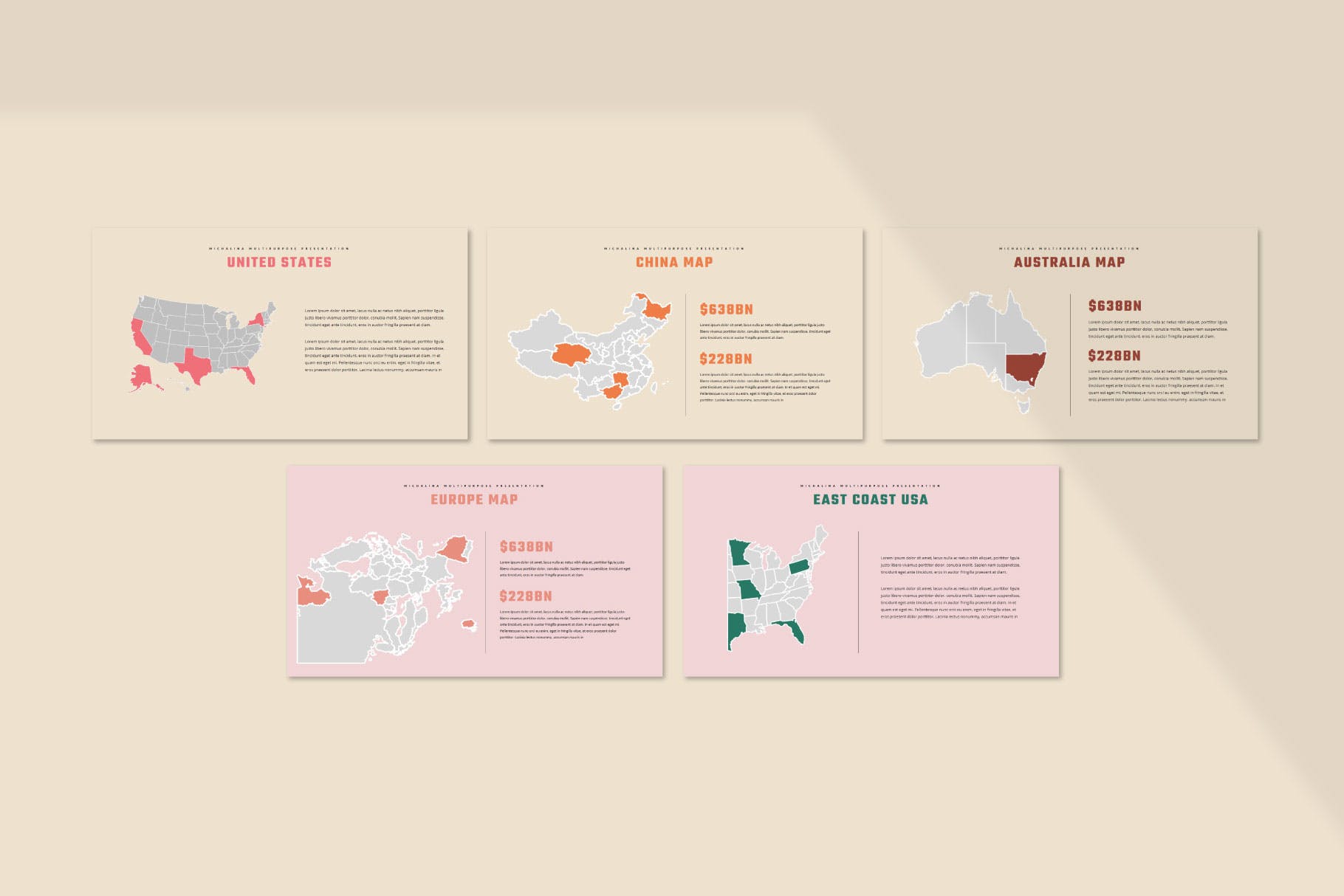 时尚个性的设计师PPT模板（PPTX）