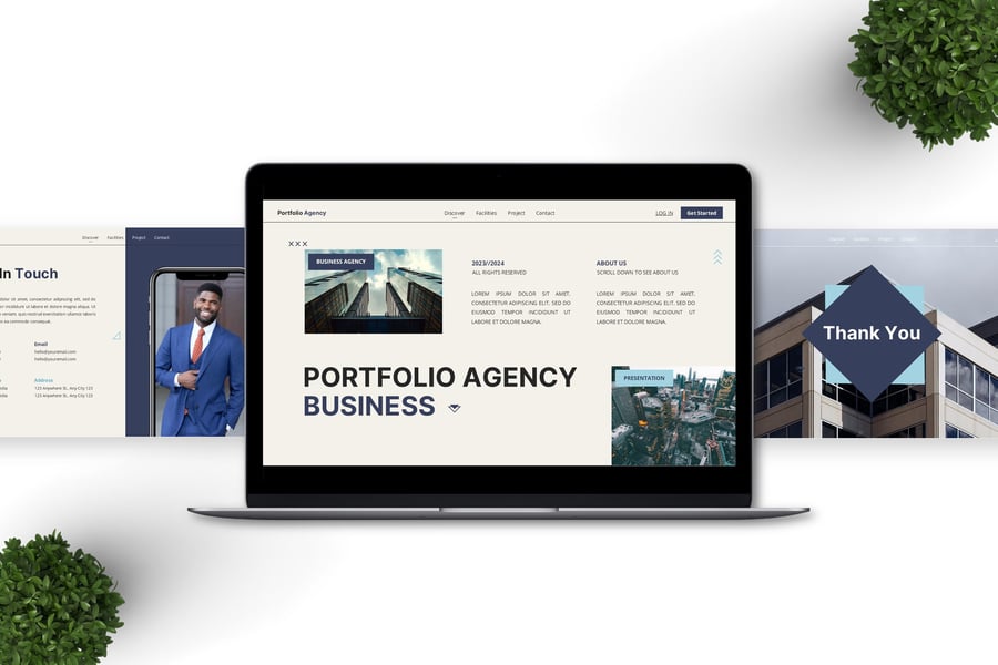 投资组合代理 – PPT模板 (PPTX)