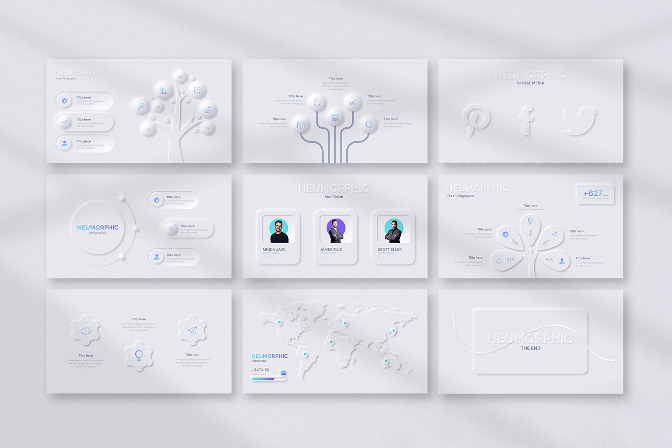 信息图表PPT模版 (PPTX)