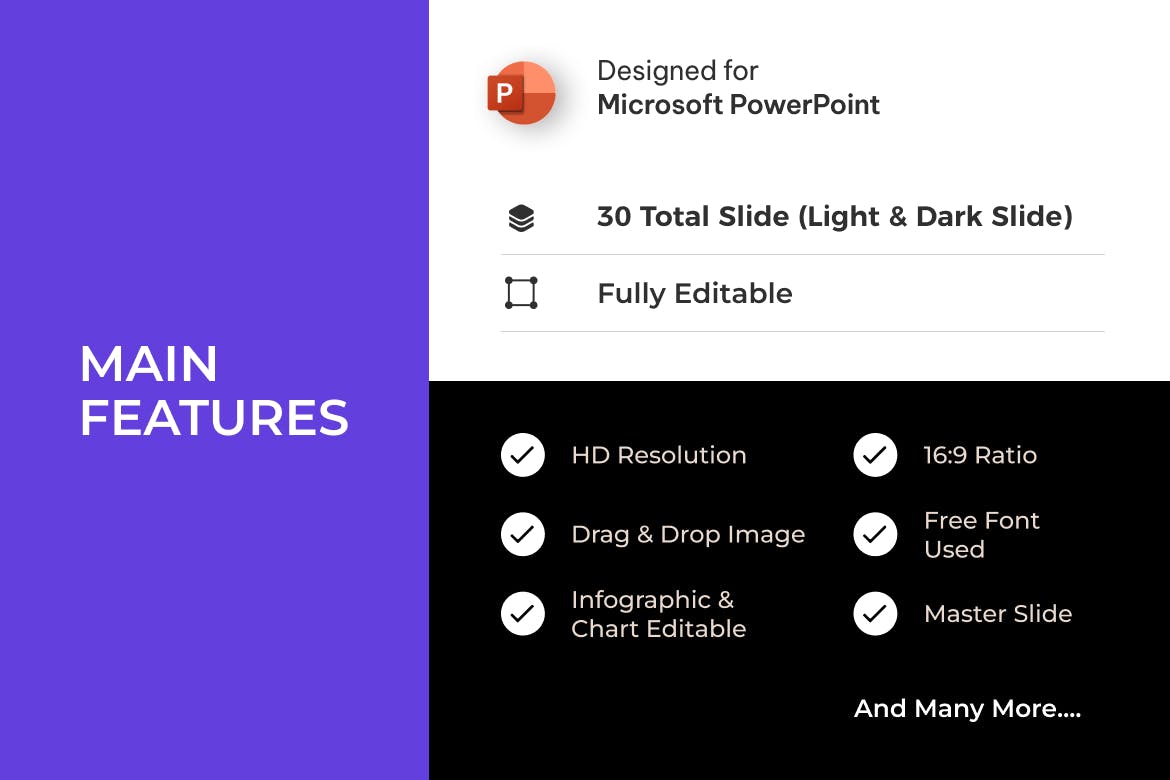 几何信息图表PPT模版 (PPTX)