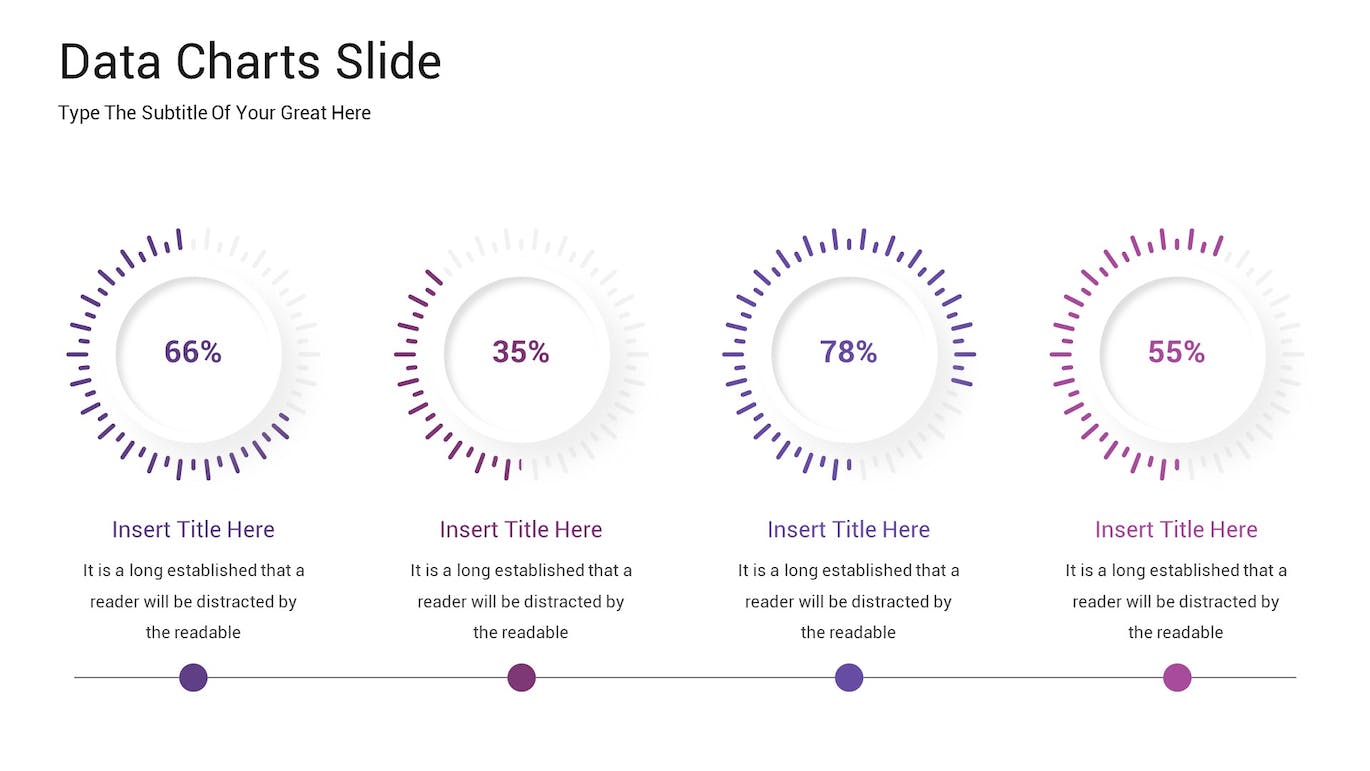 数据生成比较图表ppt模板 (PPTX)