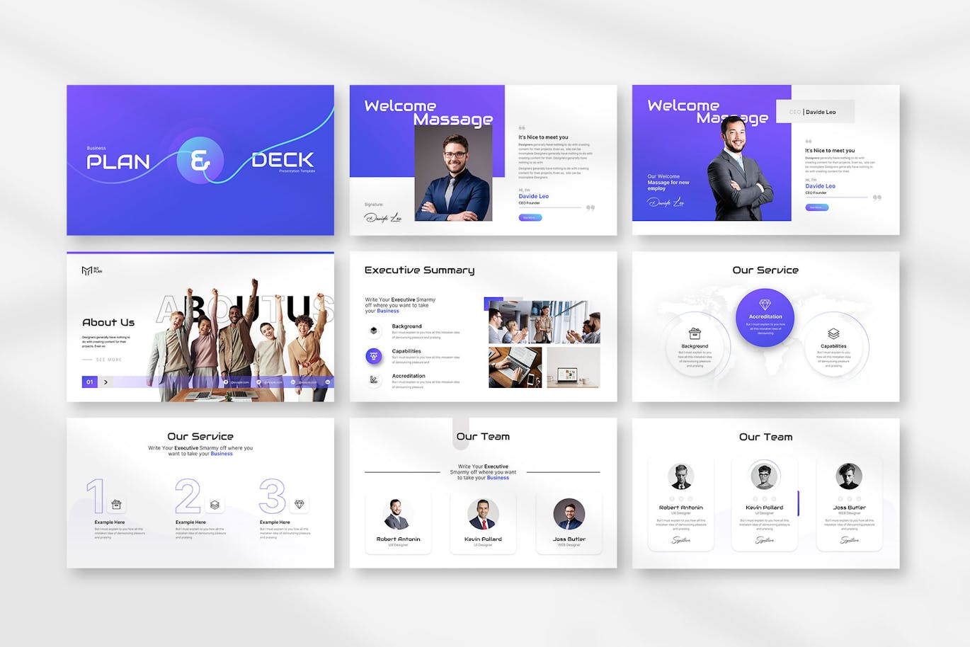 商业计划演示 PPT模版 (PPTX)