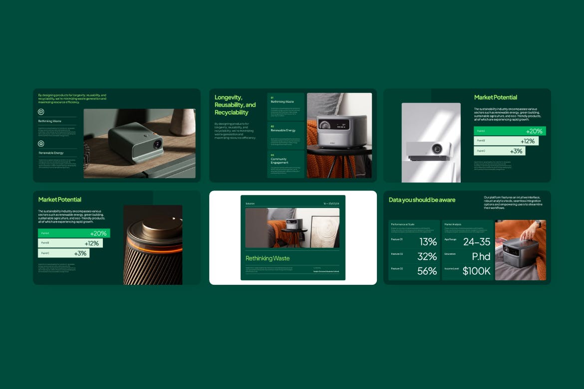 极简商业提案 PPT模板 (PPTX)