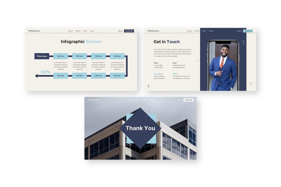 投资组合代理 – PPT模板 (PPTX)