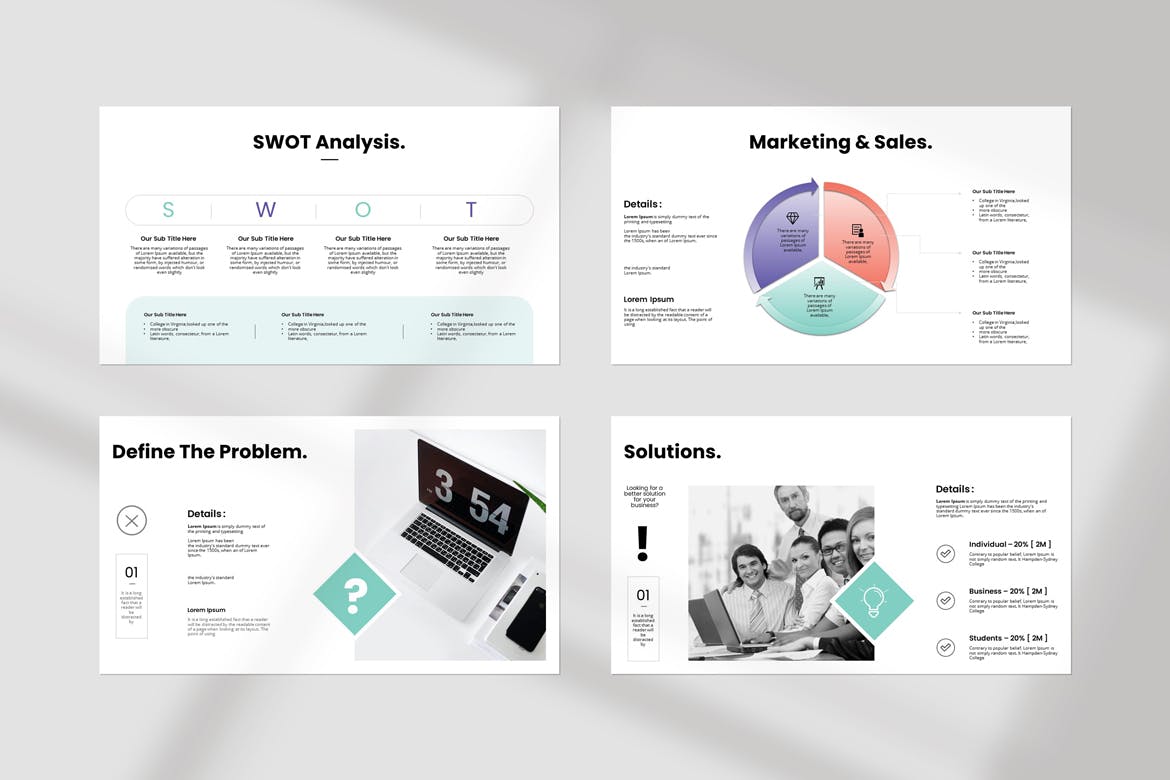 商业计划 PPT模版 (PPTX)