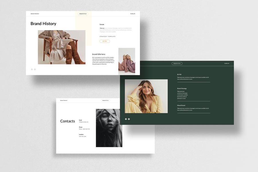 品牌战略演示模板 (PPTX)