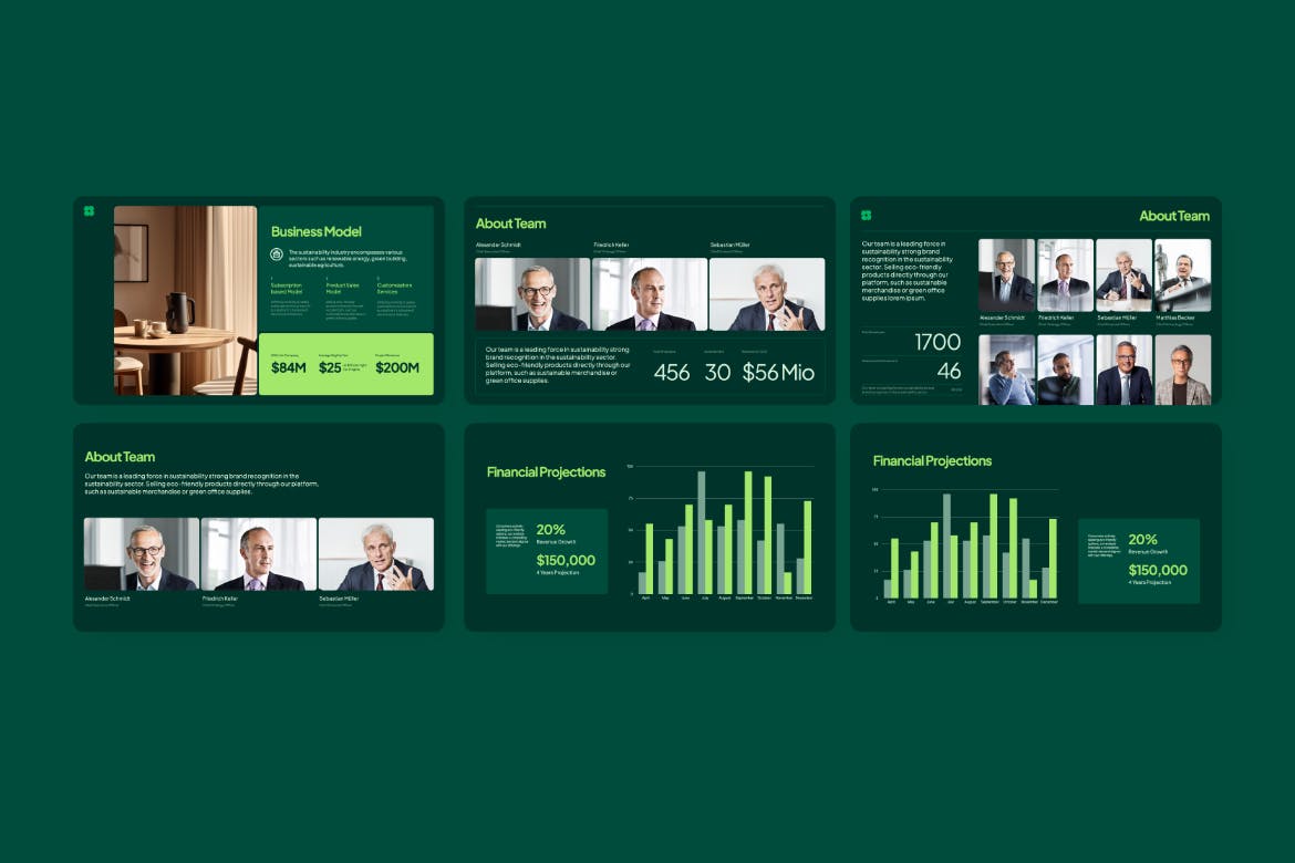 极简商业提案 PPT模板 (PPTX)