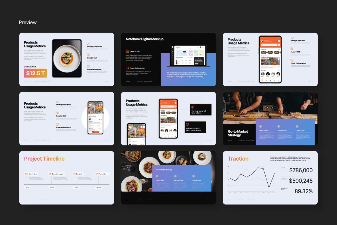 极简宣传演示文稿 PPT模板 (PPTX)
