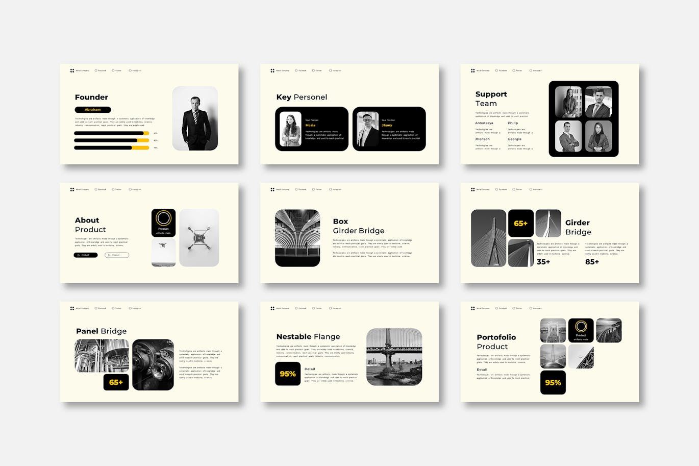 业务演示 PPT模版 (PPTX)