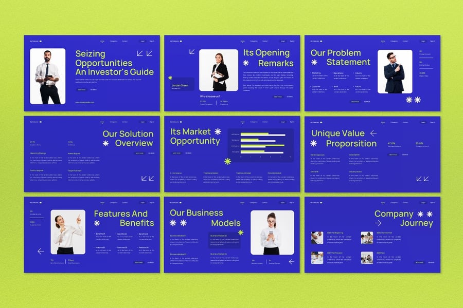 紫色现代商业宣传材料PPT模版 (PPT)