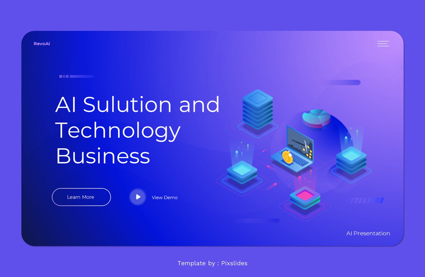 人工智能解决方案和技术PPT模版 (PPT,PPTX)