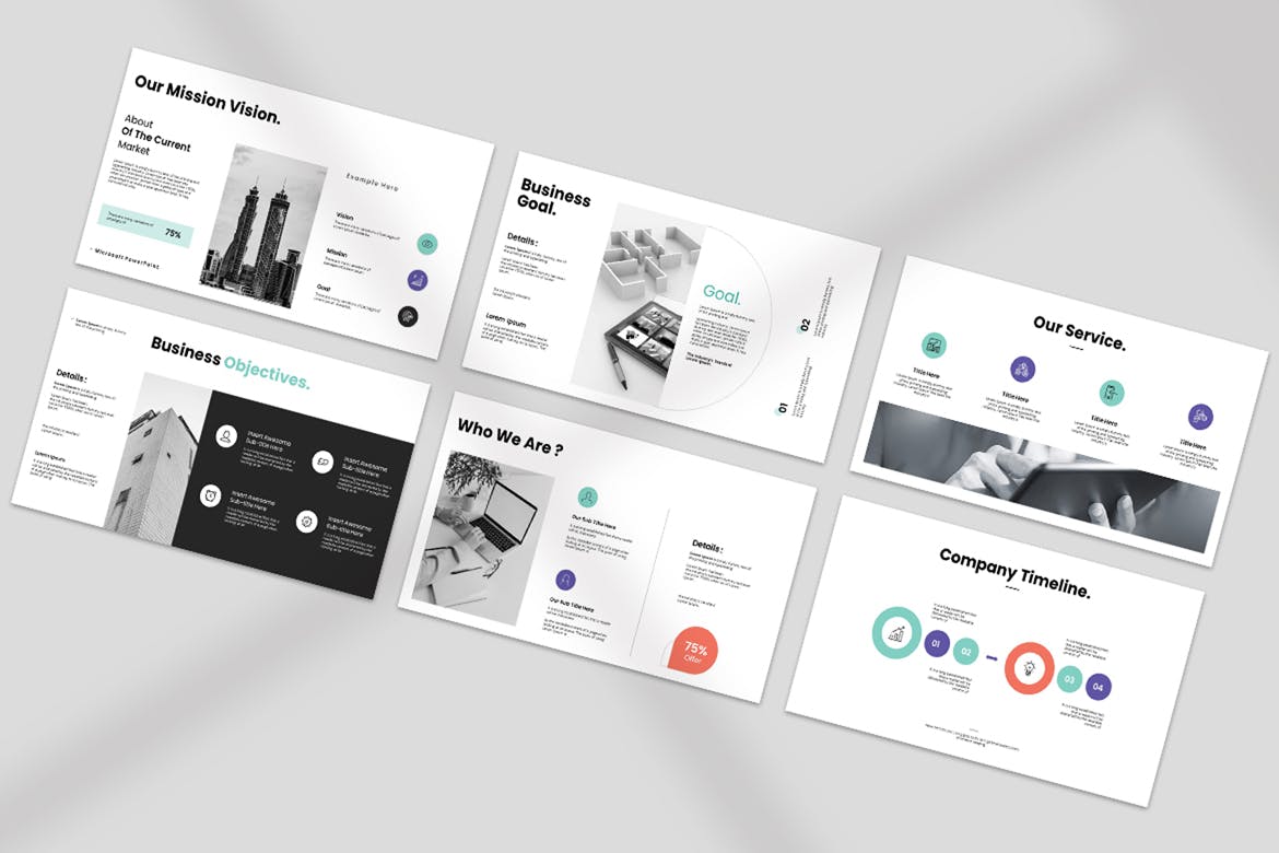 商业计划 PPT模版 (PPTX)