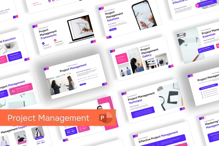 项目管理 PPT模板 (PPTX)