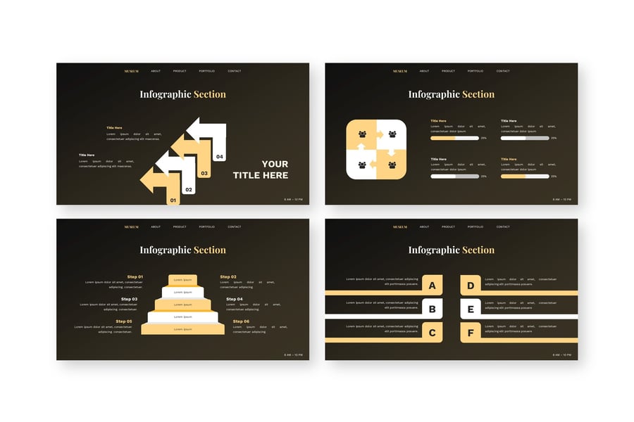 博物馆 PPT模板 (PPTX)