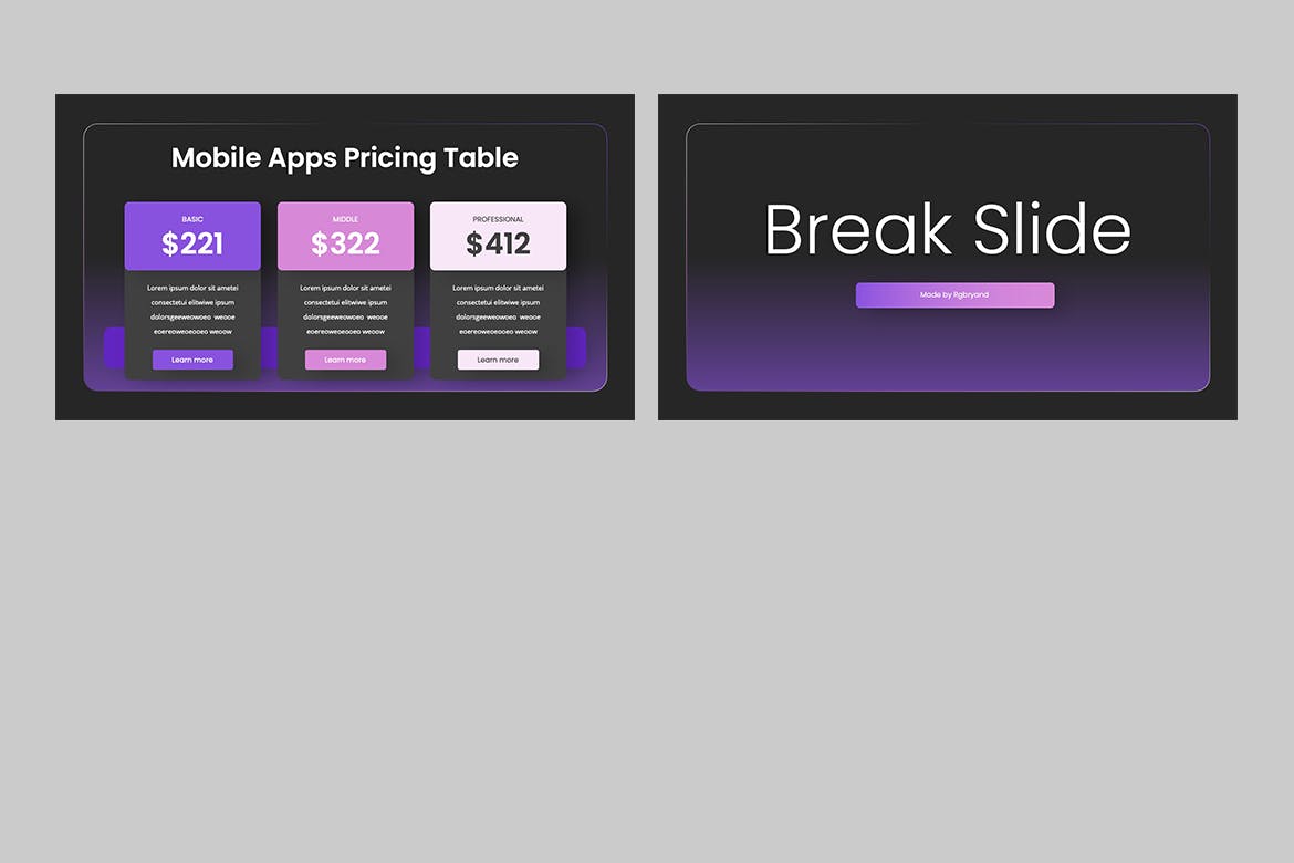 移动应用程序 PPT模板 (PPTX)