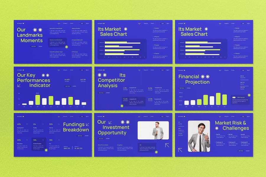 紫色现代商业宣传材料PPT模版 (PPT)