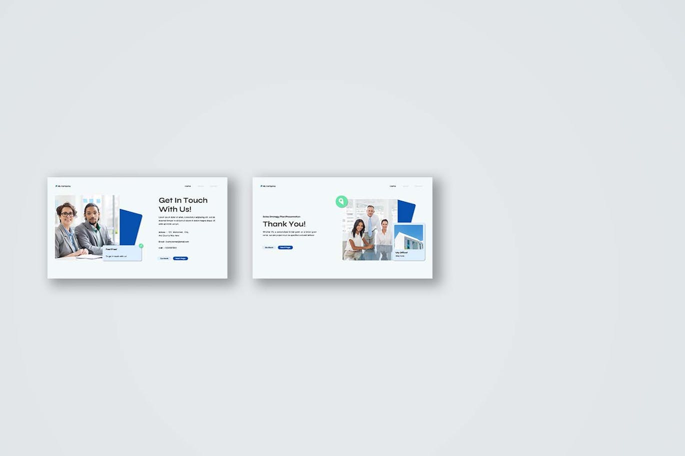 白绿蓝现代销售策略计划 PPT模版 (PPT,PPTX)