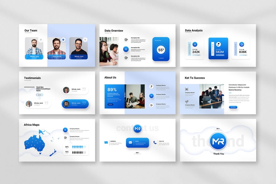 数字营销机构演示 (PPTX)