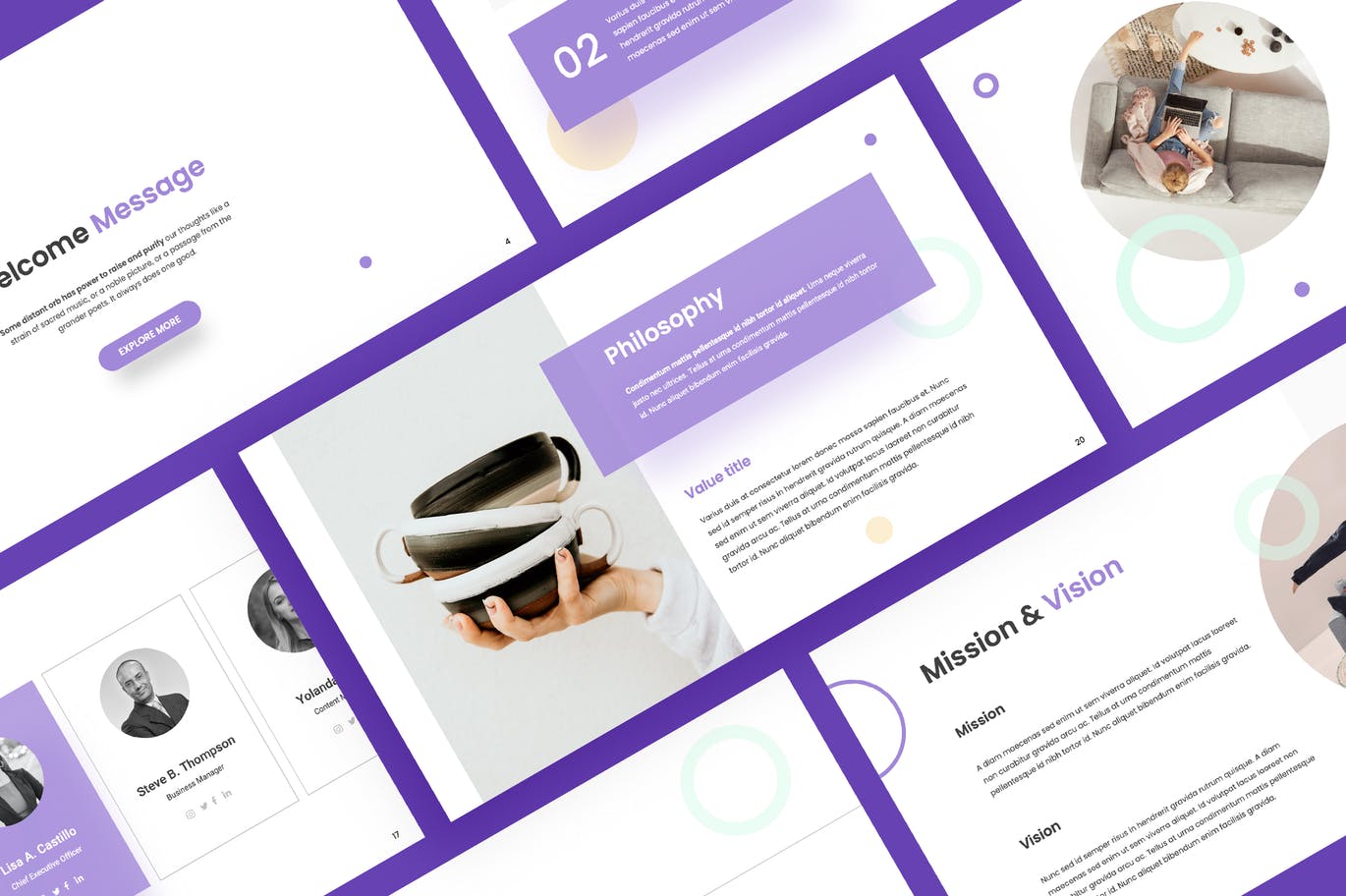 Bakooh现代极简幻灯片模板[PPTX,PDF]