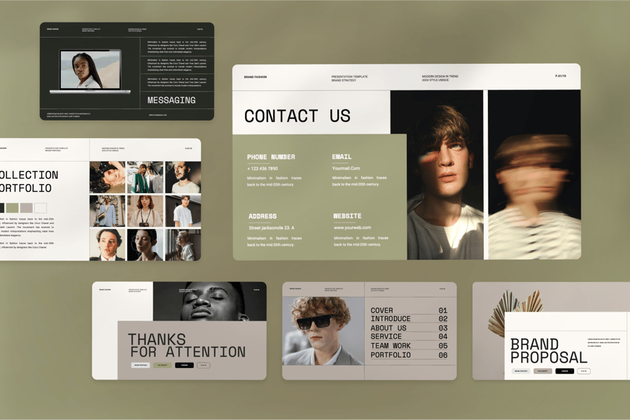 品牌提案演示 PPT模板 (PPTX)