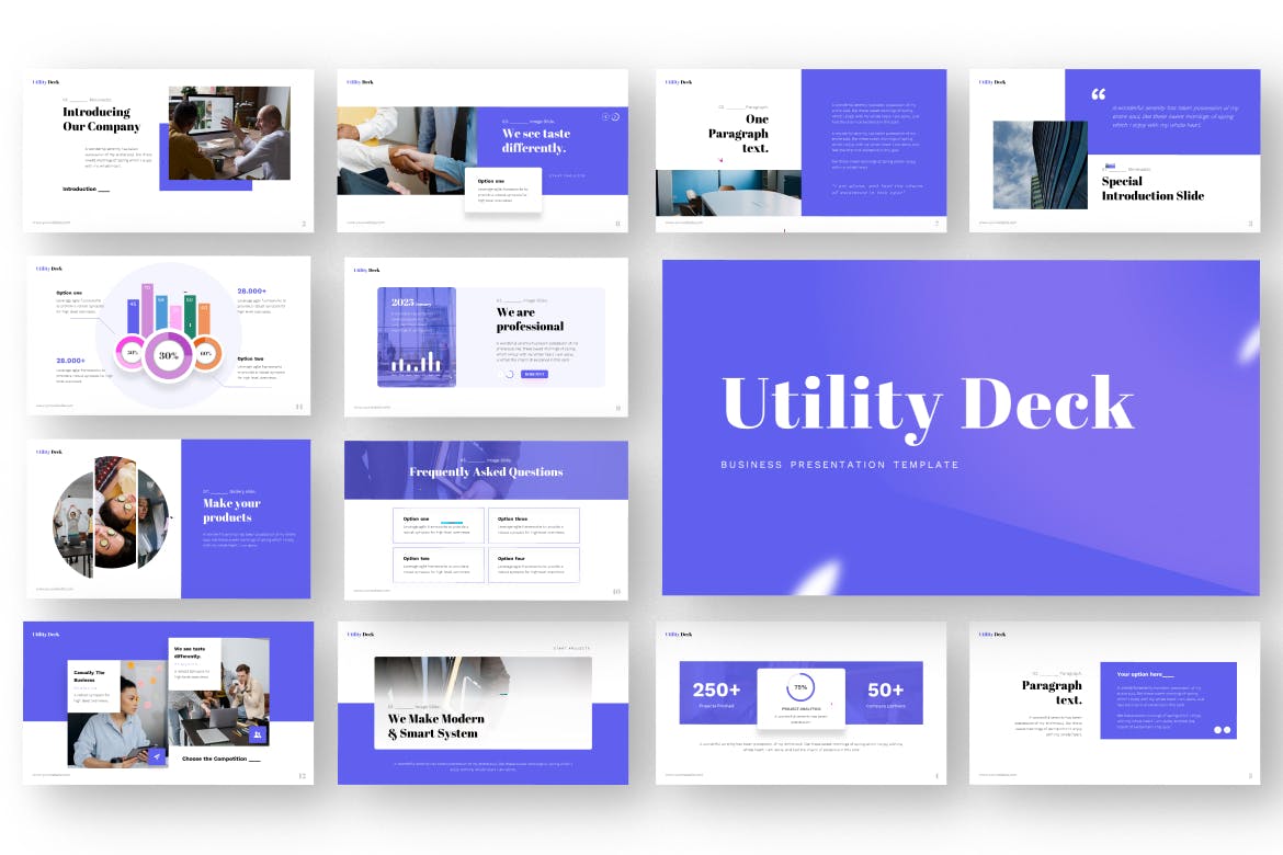商业项目 PPT模版 (PPTX)