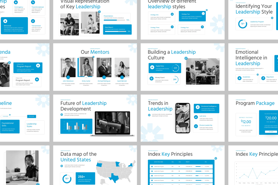 领导力发展 PPT模板 (PPTX)