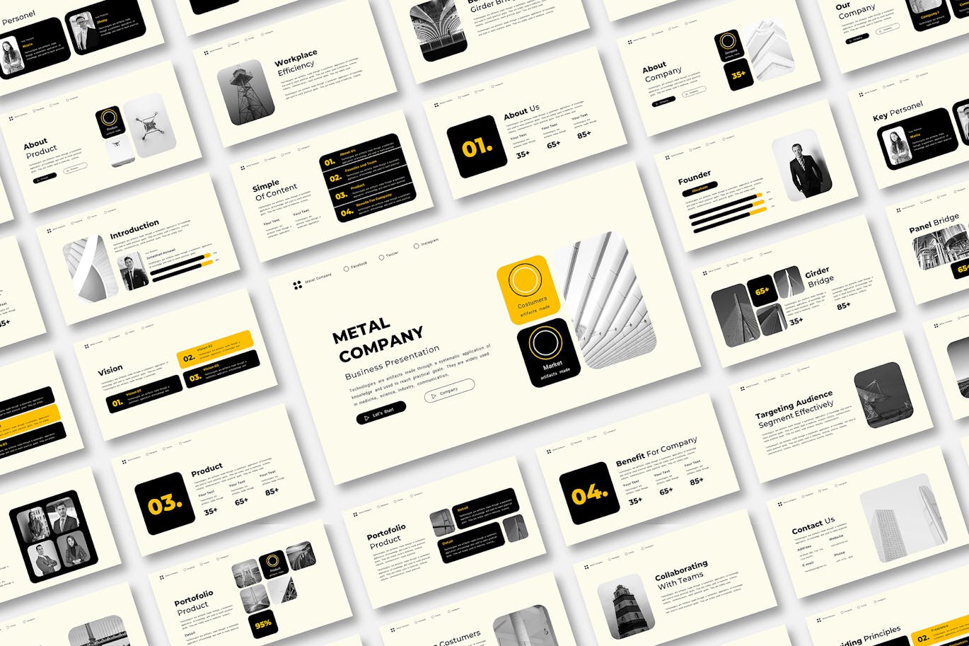 业务演示 PPT模版 (PPTX)