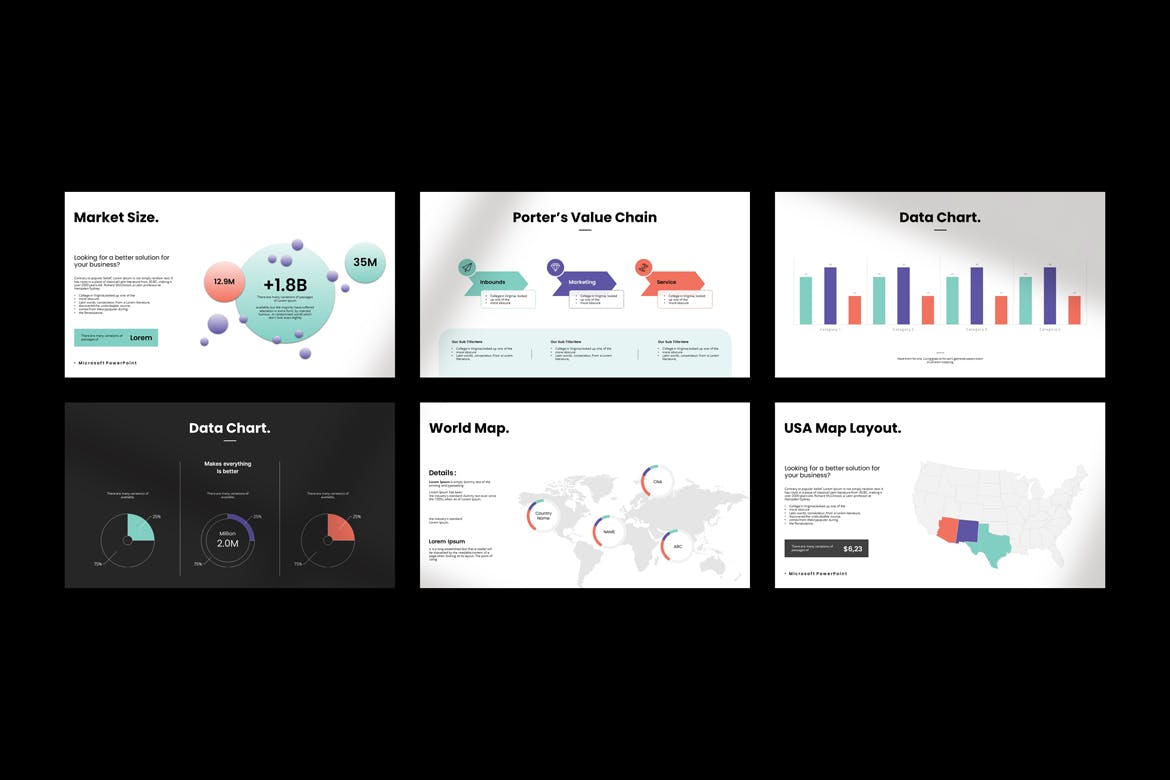 商业计划 PPT模版 (PPTX)