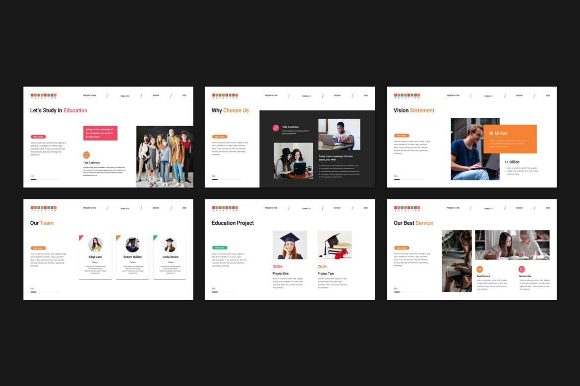 教育演示PPT模版 (PPTX)