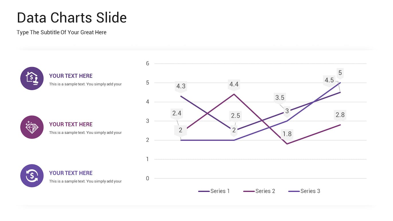 数据生成比较图表ppt模板 (PPTX)