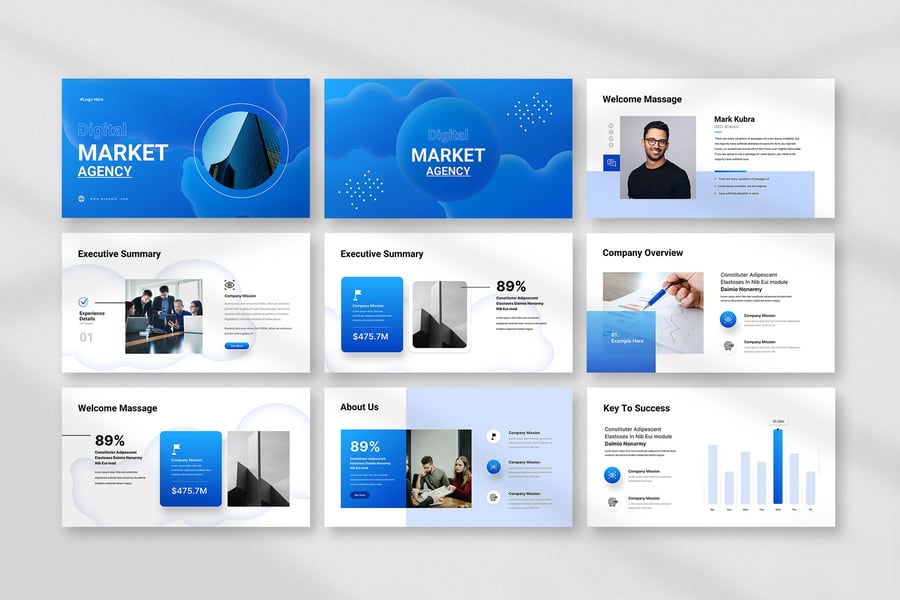 数字营销机构演示 (PPTX)