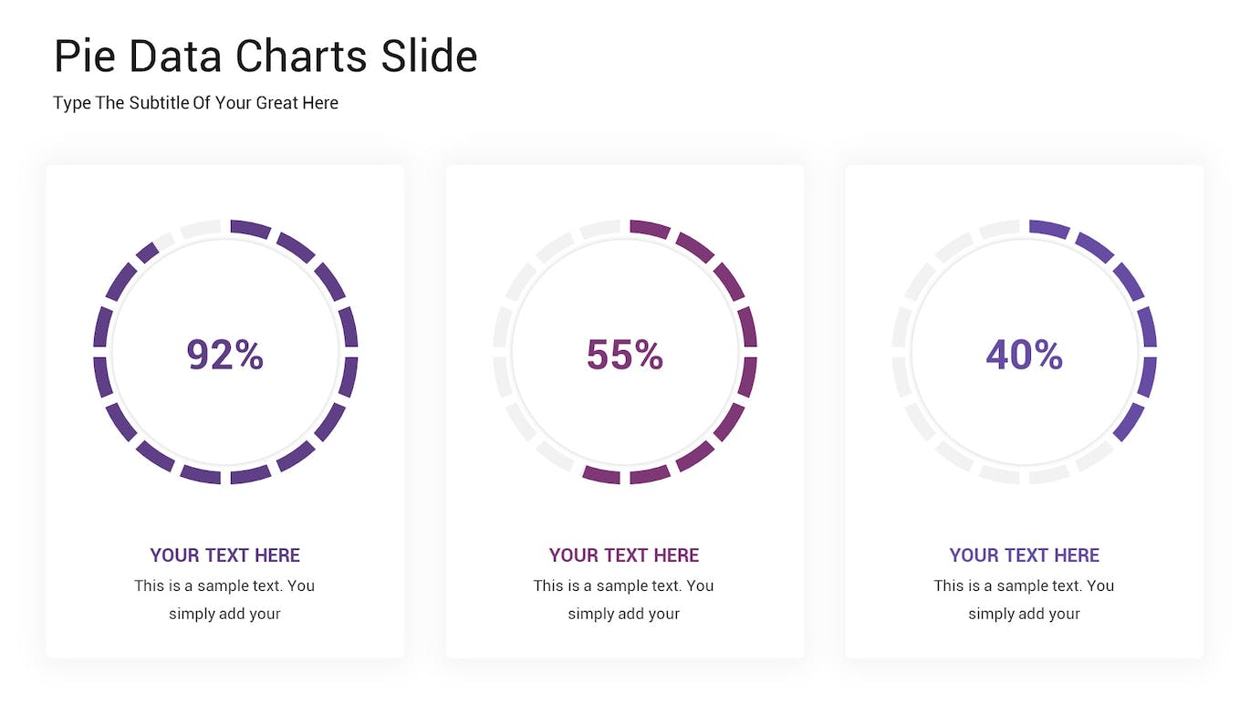 数据生成比较图表ppt模板 (PPTX)