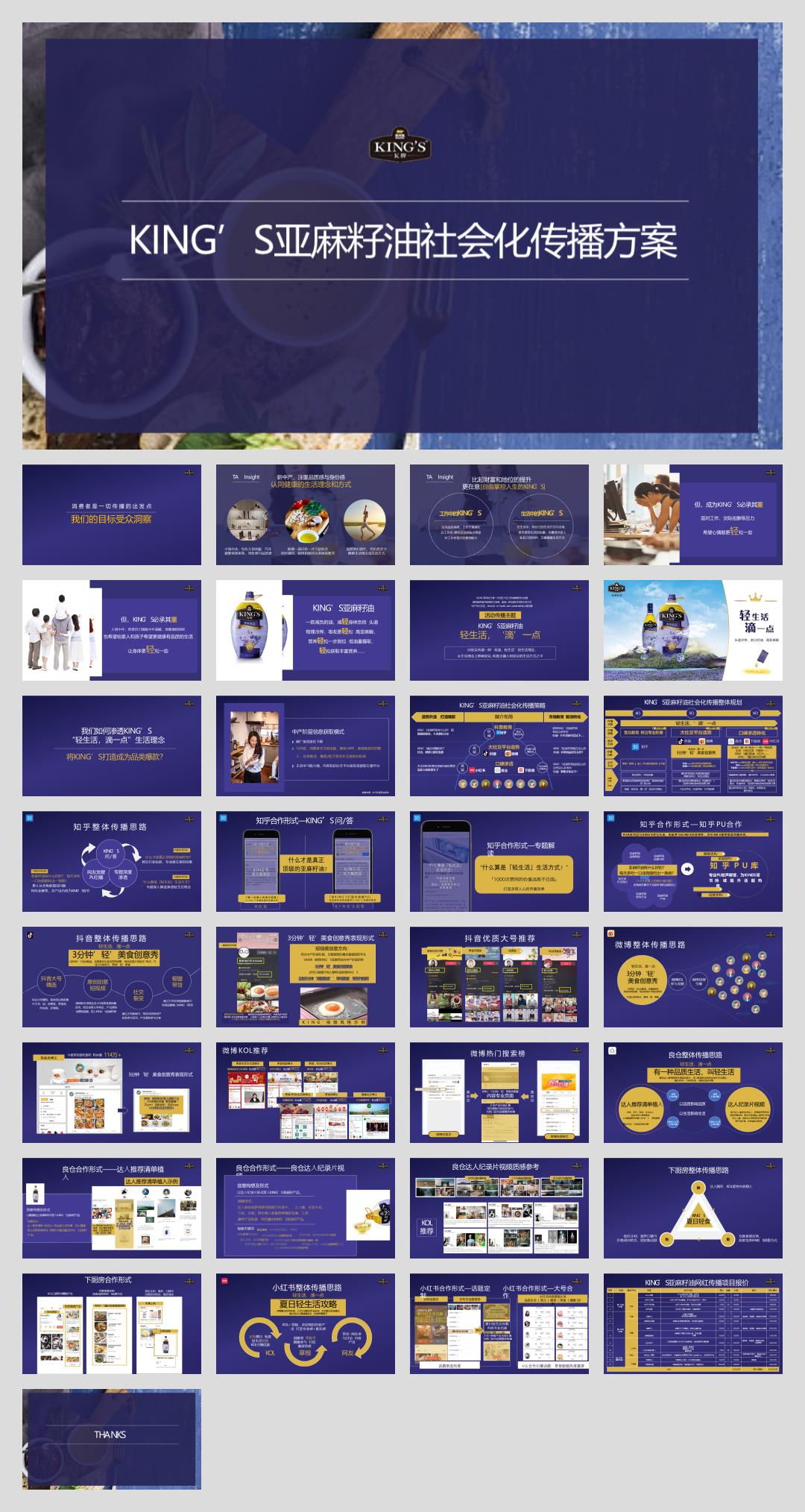 KING'S亚麻籽油社会化传播方案 (1).pptx