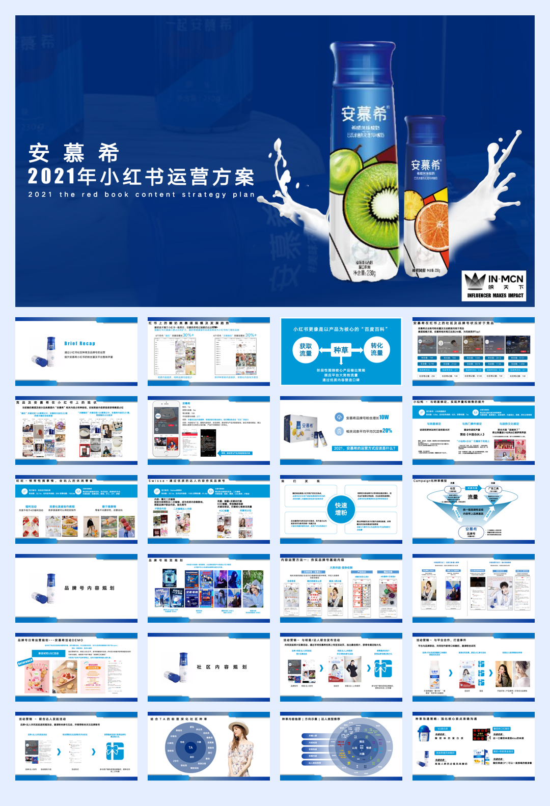 安慕希2021年小红书运营方案-IN MCN .pdf