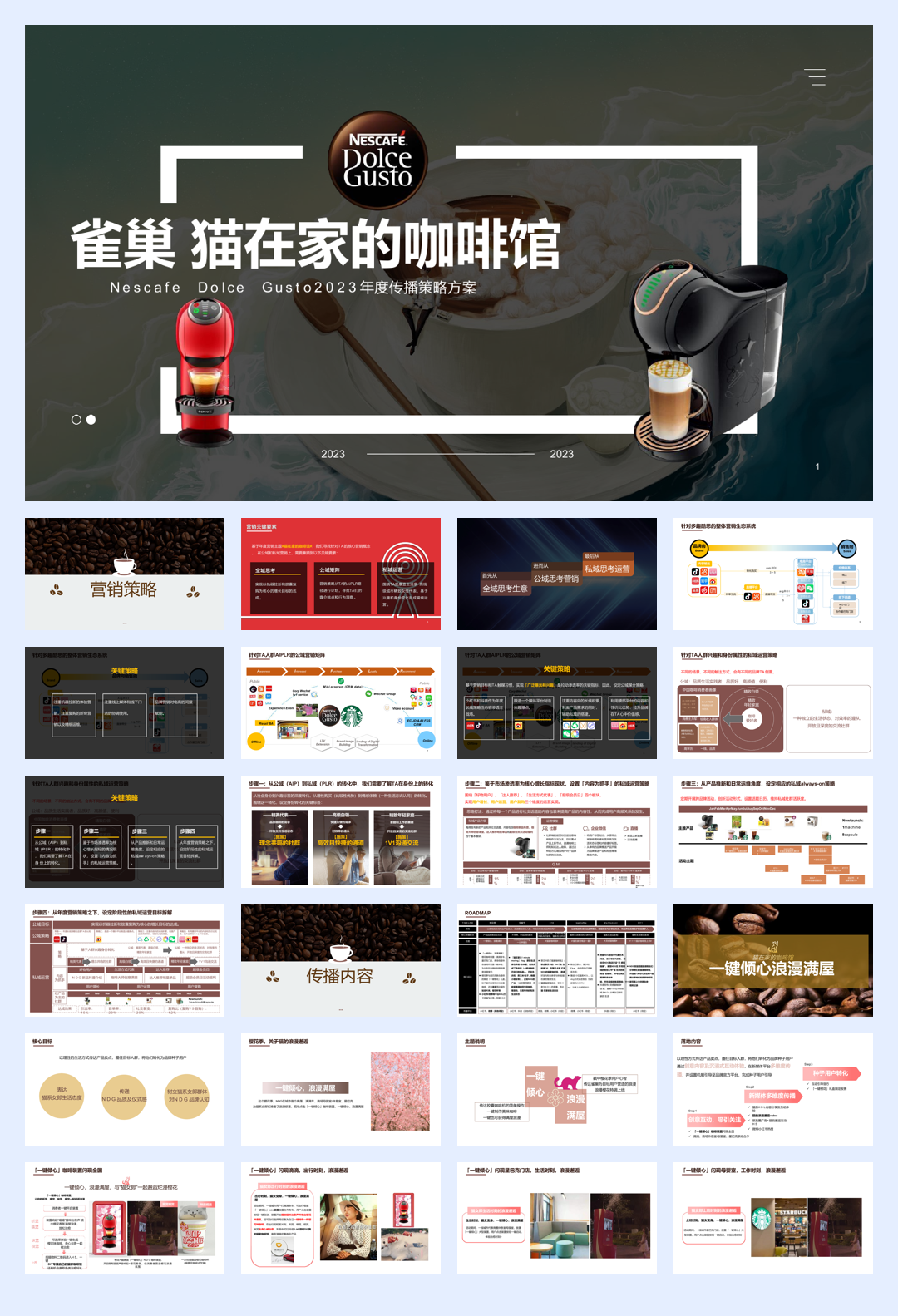 猫在家的咖啡馆雀巢2023年度传播策略方案.pdf