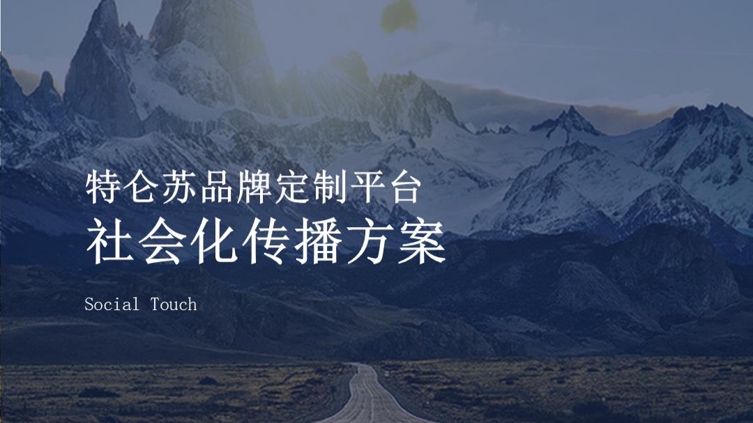 特仑苏品牌定制平台传播.pptx