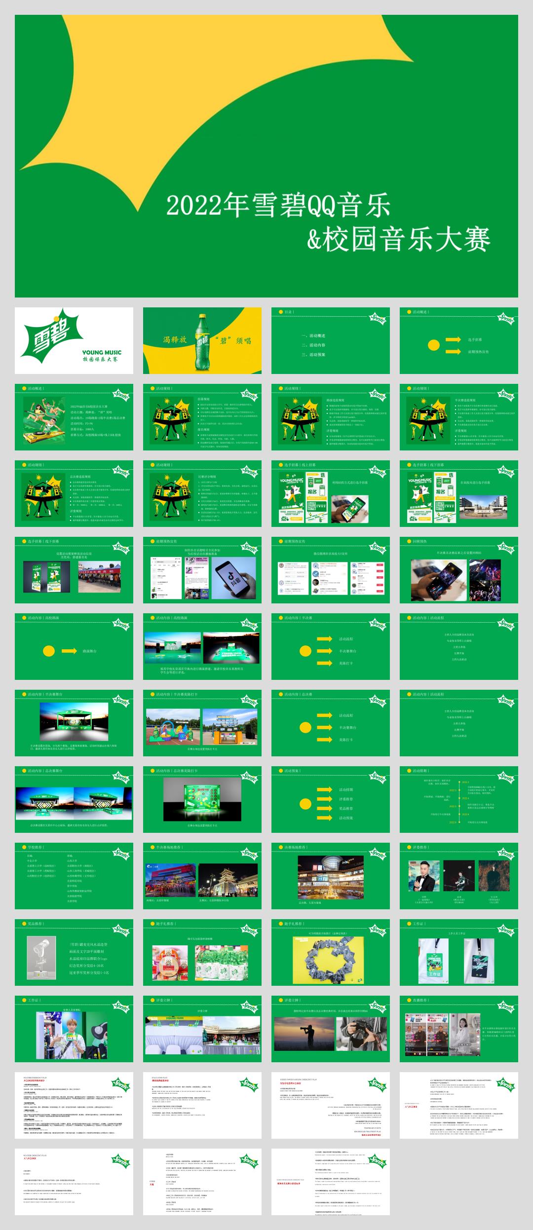 雪碧QQ音乐+校园音乐大赛活动策划方案.pptx