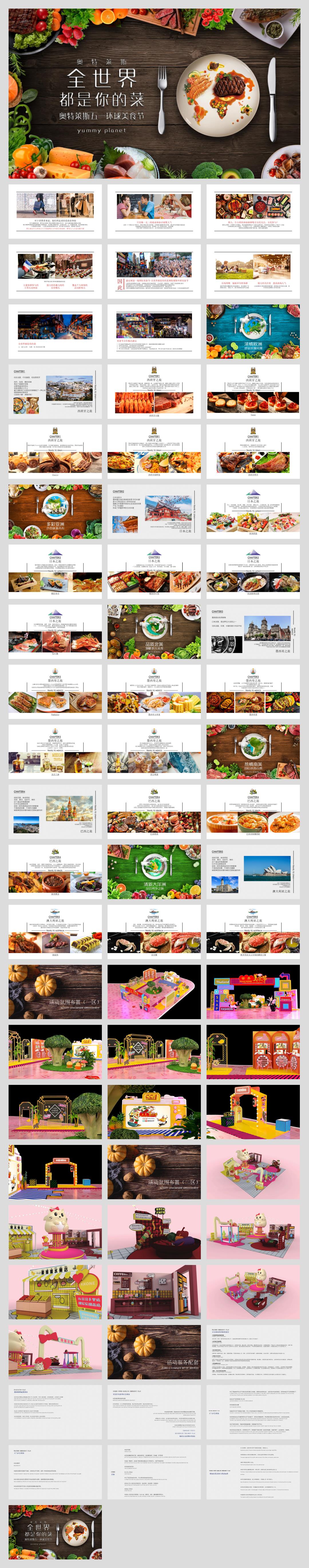 (食品)【方案】2019商业广场五一环球美食节(全世界都是你的菜主题)活动策划方案.pptx