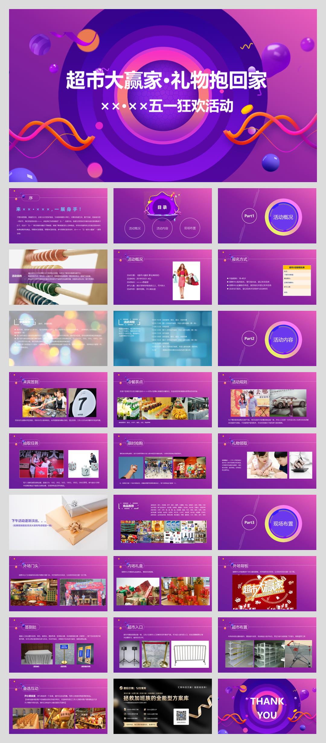 2019-商超五一狂欢超市大赢家 礼物抱回家活动案-27页.pptx