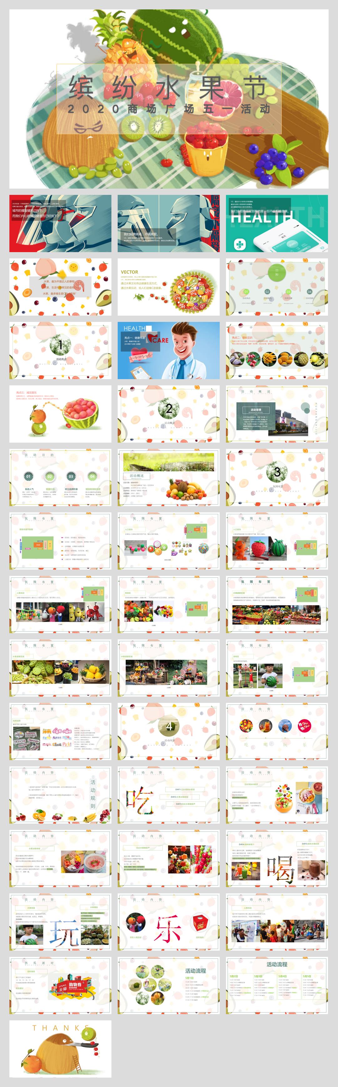 商业广场五一缤纷水果节活动策划方案-41页.pptx