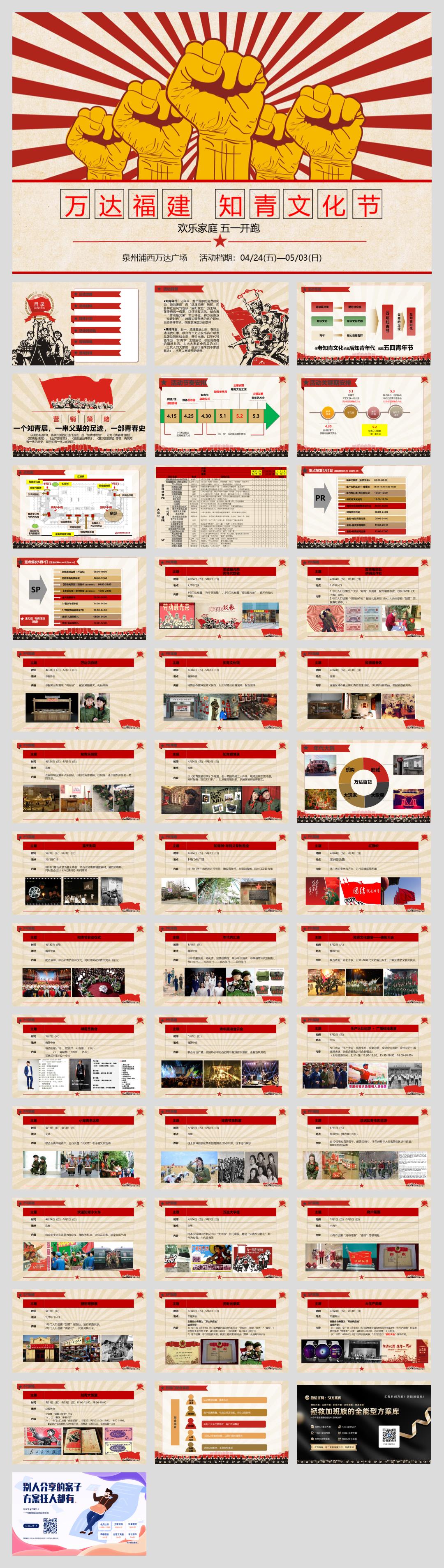 商业广场五一怀旧系列「知青文化节主题」活动策划方案-40页.pptx